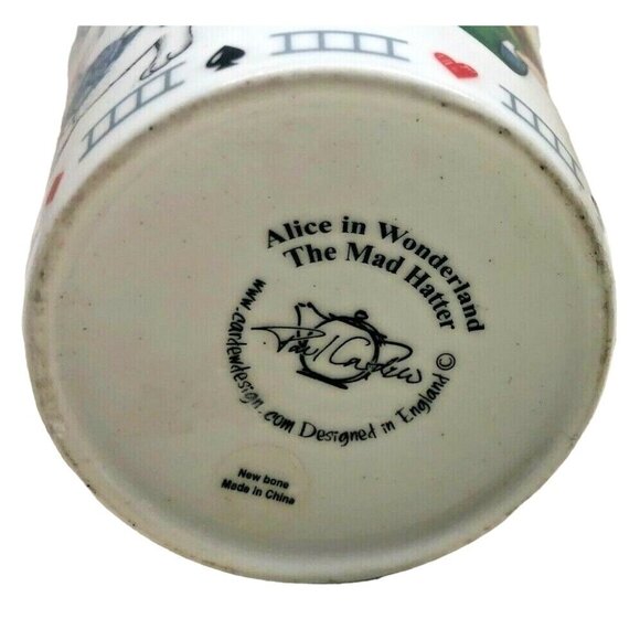 The Mad Hatter Coffee Mug Alice In Wonderland Paul Cardew Design England - Picture 8 of 8